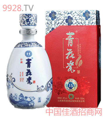 青花瓷酒10年陈酿清香型500ml